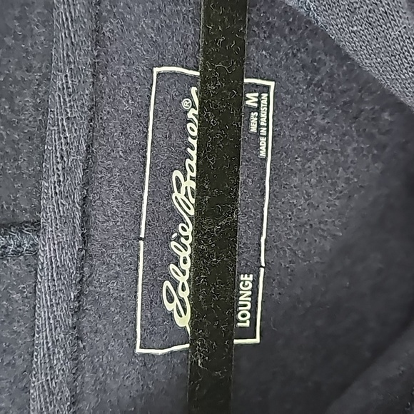 Eddie Bauer Loungewear Oversized Blue Pullover Hoodie - Picture 3 of 7